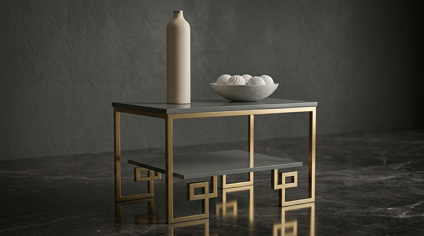 Dekorativ Jurnal Masası | Metal