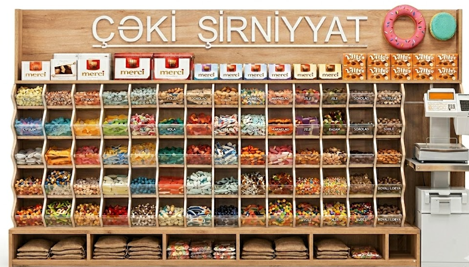 Laminat və pleksiqlas vitrinli məhsul stend nümunələri - 2