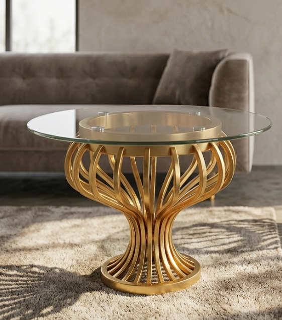 Metal Ayaqlı Yemək Masası